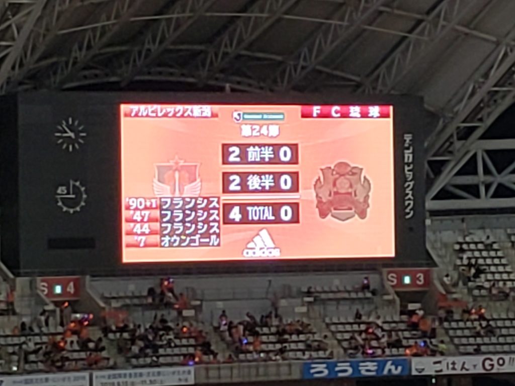 アルビレックス新潟vsfc琉球 サッカー応援サイト